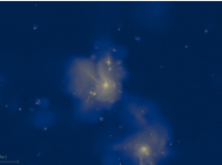   Cluster formation and gas kinematics in high mass clouds -Amelia Stutz 