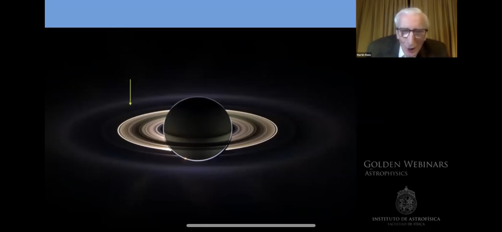 Revive los Webinars de Oro en el canal de YouTube de Astrofísica UC